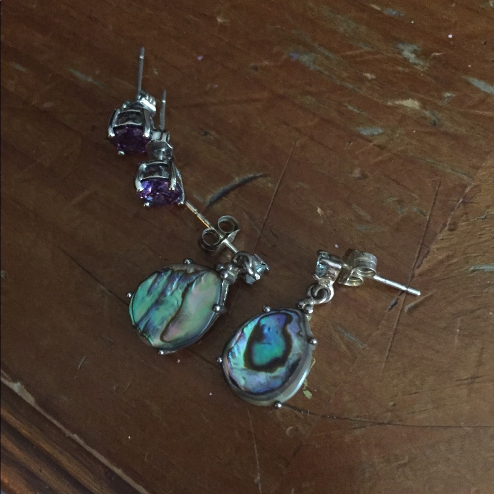 Earring both are sterling silver